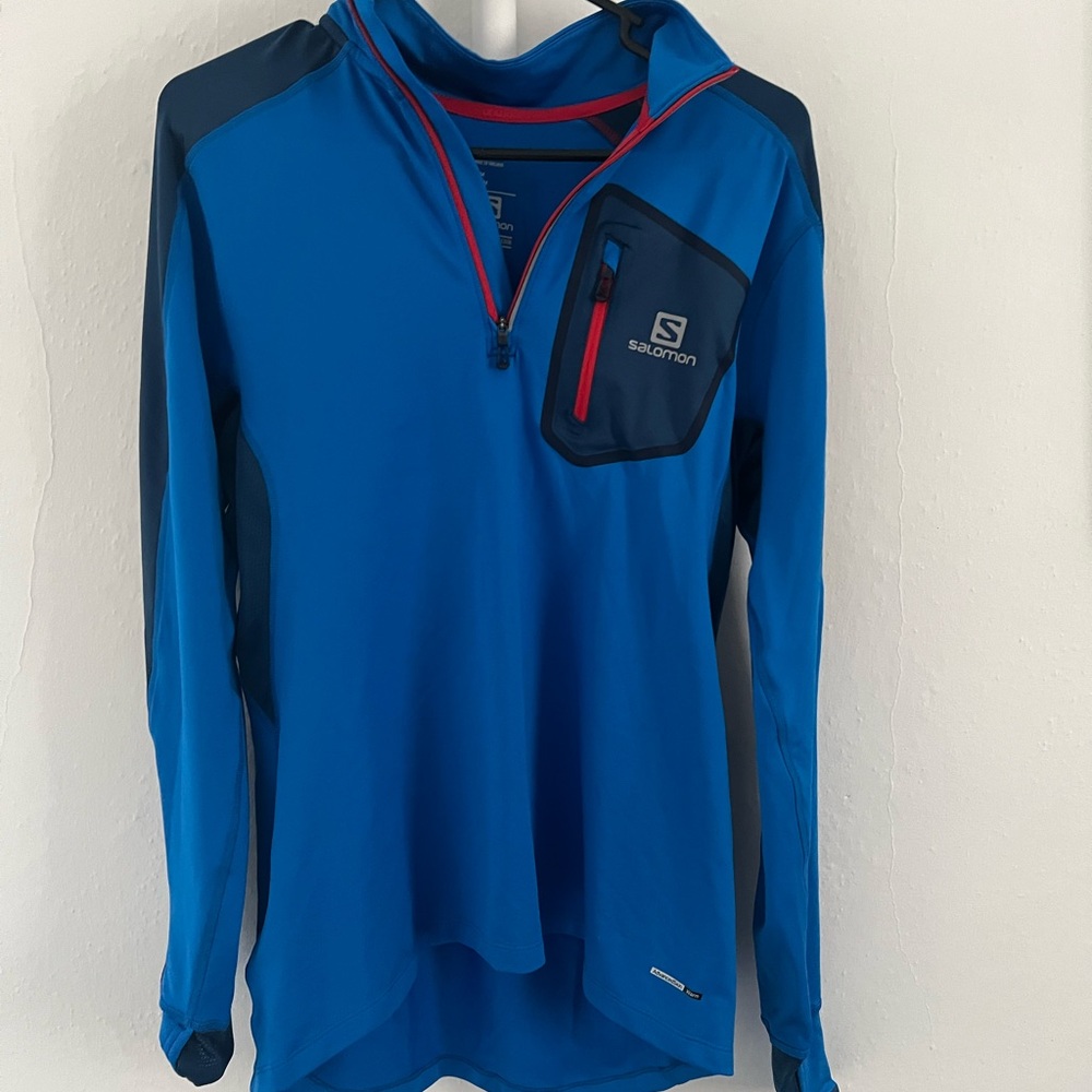 Salomon Men's Blue Pull Over